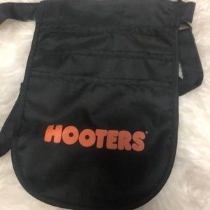 black hooters girl pouch